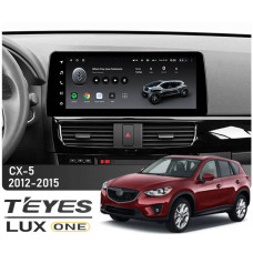 Штатна магнітола Teyes LUX ONE 4+32 Gb Mazda CX-5 1 KE 2012-2015 (B) 12.3"