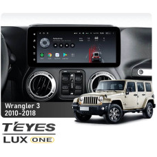 Штатна магнітола Teyes LUX ONE 6+128 Gb Jeep Wrangler 3 JK (YJ) 2010-2018 12.3"