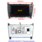 Штатная магнитола AMS Mercedes-Benz C-Class W203 M200S 2+32Gb 7