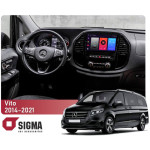 Штатна магнітола Sigma F10216 2+32 Gb Mercedes-Benz Vito 2014-2021 Black A-Mod 10