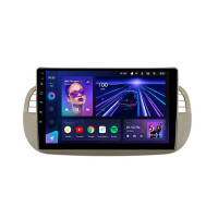 Штатная магнитола Teyes CC3 4+64 Gb Fiat 500 2007-2015 Beige 9"