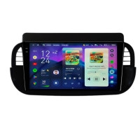 Штатная магнитола Teyes CC4 2k 6+64 Gb Fiat 500 2007-2015 Black 9"