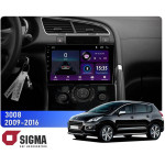 Штатная магнитола Sigma E9232 2+32 Gb Peugeot 3008 1 2009-2016 (F2) 9