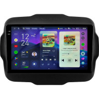 Штатная магнитола Teyes CC4 Pro 2k 12+256 Gb Jeep Renegade 2014-2018 9"