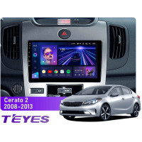 Штатная магнитола Teyes CC3 6+128 Gb 360° Kia Cerato 2 TD 2008-2013 (F1) 9"