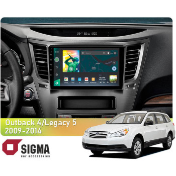 Штатная магнитола Sigma X9232 2+32 Gb Subaru Outback 4, Legacy 5 2009-2014 9"
