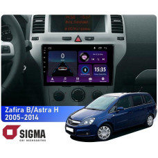 Штатная магнитола Sigma E9232 2+32 Gb Opel Zafira B 2005-2014, Astra H 2004-2014 (F2) 9"