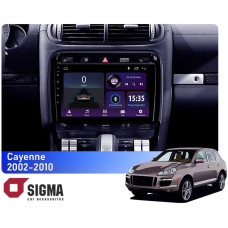 Штатная магнитола Sigma E9232 2+32 Gb Porsche Cayenne 1 9PA 2002-2010 9"