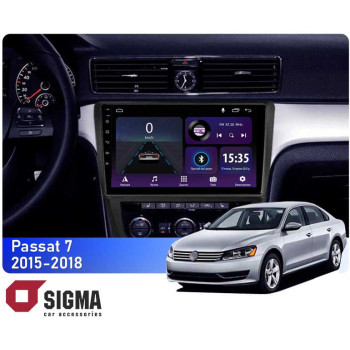 Штатная магнитола Sigma E9232 2+32 Gb Volkswagen Passat 7 B7 NMS 2015-2018 (F1) 9"