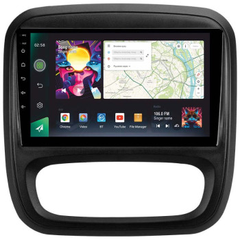 Штатна магнітола Sigma Pro 9464 4+64 Gb Renault Trafic 3 2014-2021 / Opel Vivaro B 2014-2018 9"