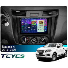 Штатная магнитола Teyes CC4 Pro 2k 8+128 Gb Nissan Navara D23 4 2014-2021 (B) 9"