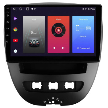 Штатна магнітола Sigma F10216 2+32 Gb Peugeot 107/Toyota Aygo 2005-2014 10"