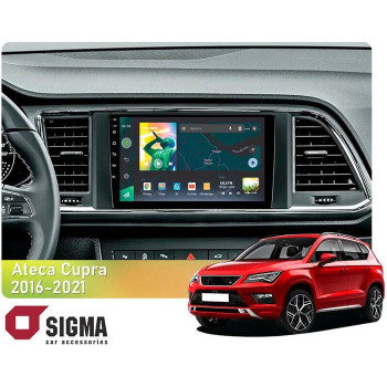 Штатная магнитола Sigma X9232 2+32 Gb Seat / Cupra Ateca 2016-2021 9"