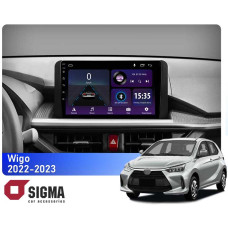 Штатная магнитола Sigma E9232 2+32 Gb Toyota Wigo 2022-2023 (F2) 9"