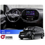 Штатна магнітола Sigma E10232 2+32 Gb Mercedes-Benz Vito 2014-2021 Black A-Mod 10