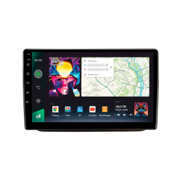 Штатна магнітола Sigma Pro 10464 4+64 Gb Skoda Fabia/Rapid 2007-2014 Sliver 10"