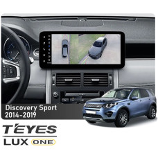 Штатная магнитола Teyes LUX ONE 6+128 Gb 360° Land Rover Discovery Sport L550 2014-2019 (A) 12.3"