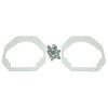 Переходные рамки для замены линз Hella 1\Hella 2 на Hella 3\Koito Q5, Audi A6 C5 рестайл (N53)