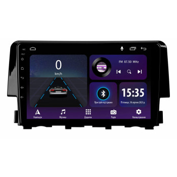 Штатна магнітола Sigma E9232 2+32 Gb Honda Civic 10 FC FK 2015-2020 9"
