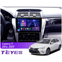 Штатная магнитола Teyes CC3 6+128 Gb 360° для Toyota Camry 7 XV 50 55 2014-2017 (A) 10"