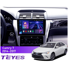 Штатная магнитола Teyes CC3 6+128 Gb 360° для Toyota Camry 7 XV 50 55 2014-2017 (A) 10"