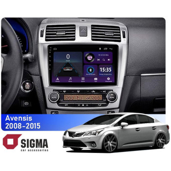 Штатная магнитола Sigma E9232 2+32 Gb Toyota Avensis 3 2008-2015 (F1) 9"
