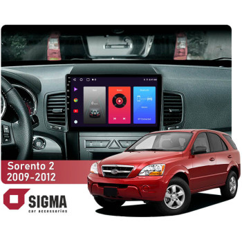 Штатная магнитола Sigma F10216 2+32 Gb Kia Sorento 2 XM 2009-2012 (A) 10"