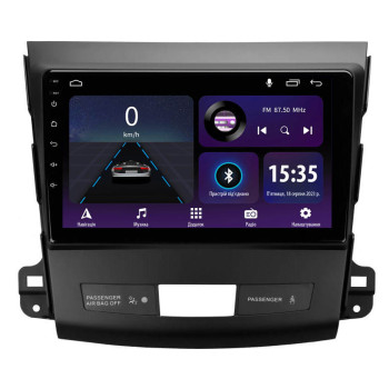 Штатна магнітола Sigma E9232 2+32 Gb Mitsubishi Outlander 2 CW0W 2005-2013 / Citroen C-Crosser 1 2007-2013 / Peugeot 4007 2007-2012 (B) 9"