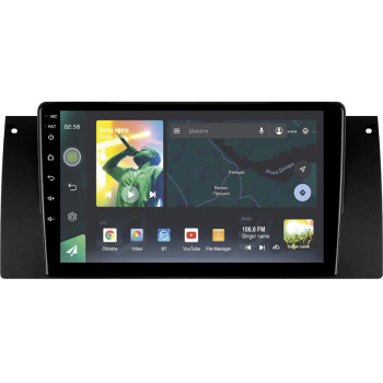 Штатна магнітола Sigma X9464 4+64 Gb BMW X5 E39 E53 1999-2006 9"