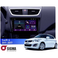 Штатна магнітола Sigma E9232 2+32 Gb Suzuki Swift 4 2011-2017 9"