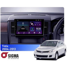 Штатная магнитола Sigma E9232 2+32 Gb Nissan Tiida C11 2004-2013 (F1) 9"