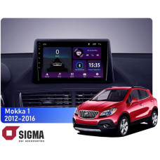 Штатная магнитола Sigma E9232 2+32 Gb Opel Mokka 1 2012-2016 9"