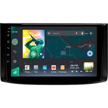 Штатна магнітола Sigma X9464 4+64 Gb Chevrolet Aveo T250 2006-2012 / Nexia 1 2020-2022 9"