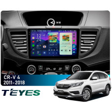 Штатная магнитола Teyes CC4 Pro 2k 8+128 Gb Honda CR-V 4 RM RE (9 inch) 2011-2018 (C) 9"