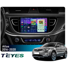 Штатная магнитола Teyes CC4 Pro 2k 8+128 Gb Geely Atlas NL-3 2016-2020 9"