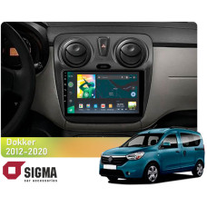 Штатная магнитола Sigma X9232 2+32 Gb Renault Dokker 2012-2020 9"