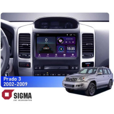 Штатная магнитола Sigma E9232 2+32 Gb Toyota Land Cruiser Prado 120 / Lexus GX470 J120 2002-2009 (F3) 9"