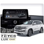 Штатна магнітола Teyes LUX ONE 4+32 Gb Toyota Land Cruiser 200 11 2007-2015 (A) 12.3 — фото товару