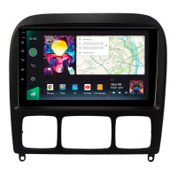 Штатная магнитола Sigma PRO 9464 4+64 Gb Mercedes-Benz S-Class W220 2006+ Black 9"