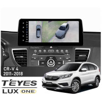 Штатная магнитола Teyes LUX ONE 6+128 Gb 360° Honda CR-V 4 RM RE 2011-2018 (A) 12.3"