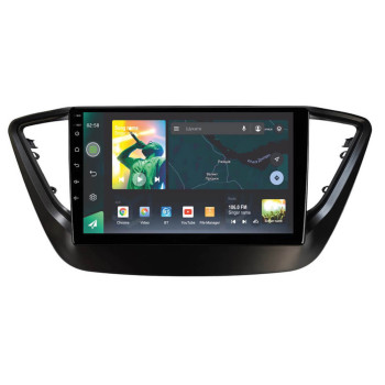 Штатна магнітола Sigma X9464 4+64 Gb Hyundai Solaris 2/Verna/Accent 2016-2018 Black 9"