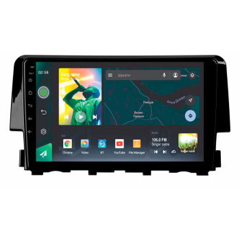 Штатна магнітола Sigma X9464 4+64 Gb Honda Civic 10 FC FK 2015-2020 9"