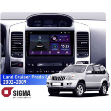 Штатная магнитола Sigma E9232 2+32 Gb Toyota Land Cruiser Prado 120 / Lexus GX470 J120 2002-2009 (F1) (B) 9"
