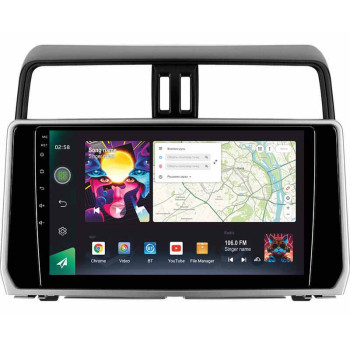 Штатна магнітола Sigma Pro 10464 4+64 Gb Toyota Land Cruiser Prado 150 2018-2020 10"