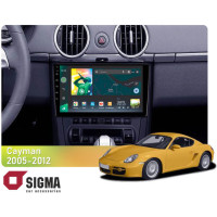 Штатная магнитола Sigma X9232 2+32 Gb Porsche Cayman 987 2005-2012 9"