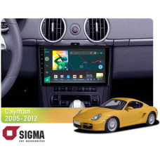 Штатная магнитола Sigma X9232 2+32 Gb Porsche Cayman 987 2005-2012 9"