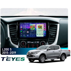 Штатная магнитола Teyes CC4 Pro 2k 8+128 Gb Mitsubishi L200 5 2015-2019 Manual air conditioning (F1) 9"