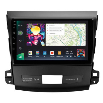 Штатна магнітола Sigma Pro 9464 4+64 Gb Mitsubishi Outlander 2 CW0W 2005-2013 / Citroen C-Crosser 1 2007-2013 / Peugeot 4007 2007-2012 (B) 9"