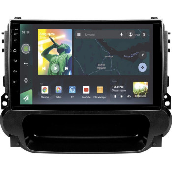 Штатна магнітола Sigma X9464 4+64 Gb Chevrolet Malibu 8 2012-2015 9"