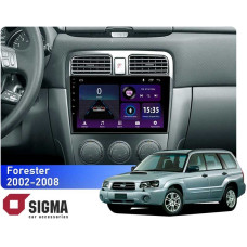 Штатная магнитола Sigma E9232 2+32 Gb Subaru Forester SG 2002-2008 9"